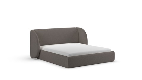 Bed Cove - Wool look, dark grey