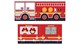 Gordijnen Fire truck Pino/Scott, rood