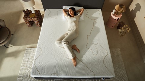 GRATIS boxspring Autentik Tunn bij B Bright Platinum 200 matras, anthracite