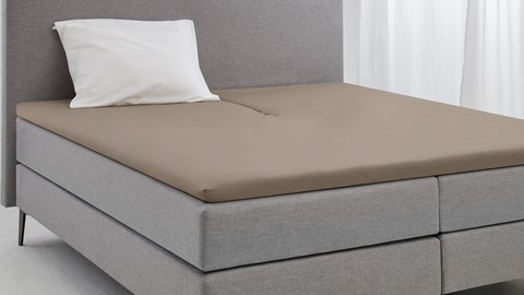 Hoeslaken Shizu splittopper, taupe