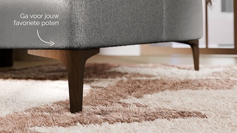 Boxspring Ivory - Pure touch, zinc