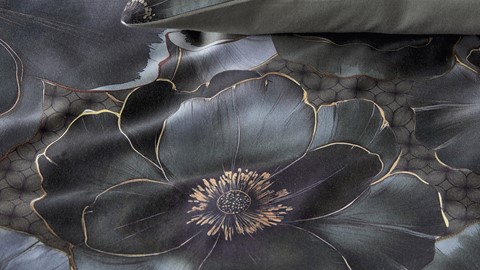 Dekbedovertrek Decorum, grijs groen