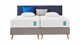 TEMPUR® boxspring ONE™ Stitch vlak, blue/stone grey
