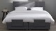 Boxspring Move verstelbaar met Silver Pocket deluxe Foam, blauw