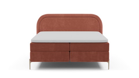 Boxspring Amber - Velvet glow, blush