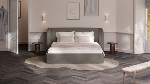 Bed Cove - Wool look, dark grey