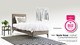 Boxspring Cisano vlak met Easy Pocket 300 matras, taupe