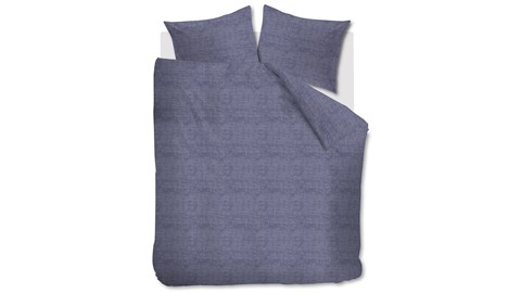 Dekbedovertrek Edo, navy blue