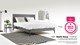 Boxspring Cisano vlak met Easy Pocket 300 matras, light grey