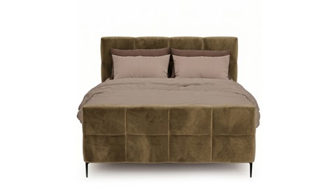 Boxspring Crystal - Velvet glow, dark green