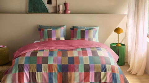 Dekbedovertrek Fiesta Blocks, multicolour