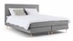 Box Ambra vlak met gestoffeerd matras, light grey
