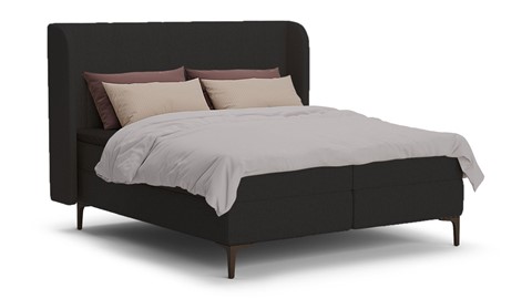 Boxspring Ivory - Pure touch, charcoal