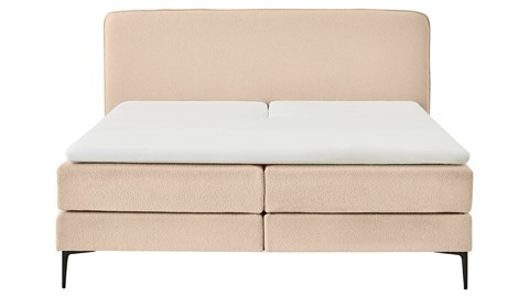 Boxspring Quartz vlak met gestoffeerd matras, rpes 03