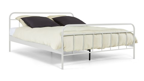 Bed Alex 2-persoons, wit