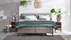 Boxspring Quartz verstelbaar met gestoffeerd matras, rpes 83