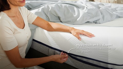 GRATIS boxspring Autentik Tunn bij B Bright Platinum 200 matras, anthracite