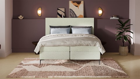 Boxspring Emerald - Bold touch, natural