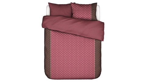 Dekbedovertrek Tesse, cherry red