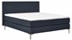 Boxspring Emerald vlak met gestoffeerd matras, navy