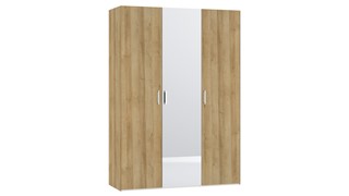 Draaideurkast Compact met hout- en spiegeldeuren