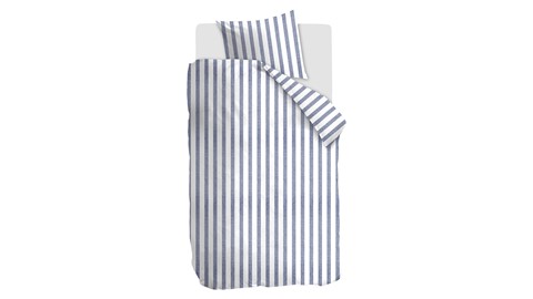 Dekbedovertrek Ally, indigo blue