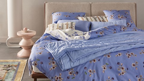 Sierkussen Ruth, lavender blue