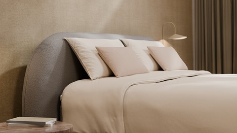Boxspring Flow, light grey