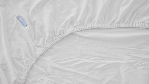 Hoeslaken B Bright Jersey splittopper, off-white
