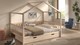 Kajuitbed Dallas als huis met slaaplade, natuur
