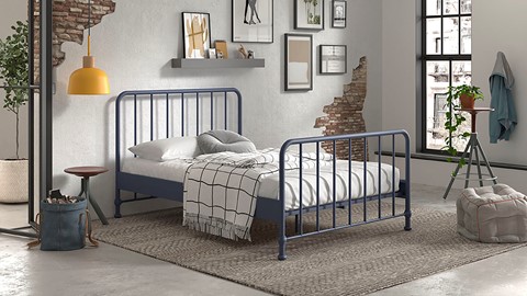 Bed Bronxx, blauw