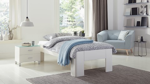 gazon Quagga Opschudding bed Fresh 450 met lattenbodem en matras 1 persoons | Beter Bed België