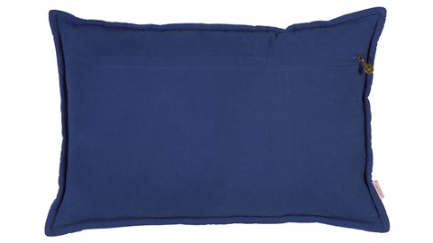 Sierkussen Velvet Sky, dark blue