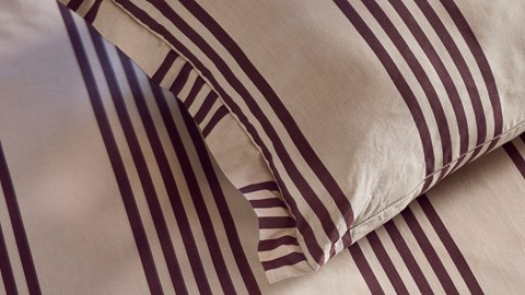Dekbedovertrek Pure Stripe, naturel