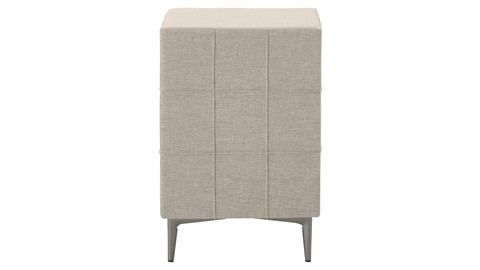 Hocker B Bright de luxe inclusief poten, khaki