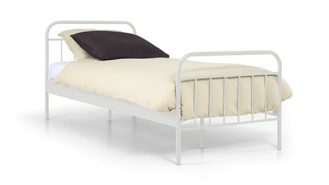 Bed Alex 1-persoons, wit