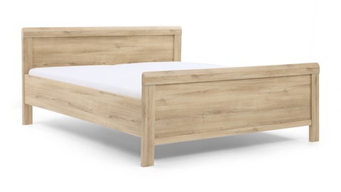 Bed Elba, licht eiken