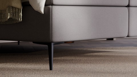 Boxspring Glade, dark grey