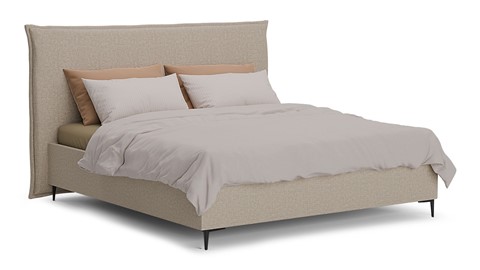 Opbergbed Morgan - Linen touch, beige