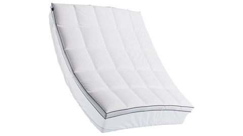 Hoeslaken Cloudpillo Soft topper, wit