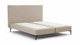 Boxspring Emerald vlak zonder matras, beige