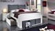 Bed Butiken met hoofdbord, alpine wit