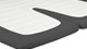 Hoeslaken Beter Bed Select Perkal splittopper, donkergrijs