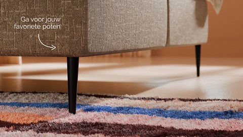 Boxspring Quartz velvet motif vlak met gestoffeerd matras, taupe