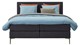 Boxspring Emerald vlak met gestoffeerd matras, anthracite