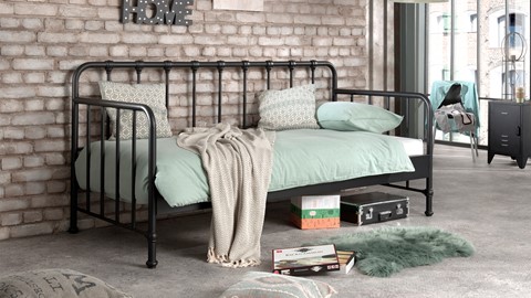 Kajuitbed Bronxx, zwart