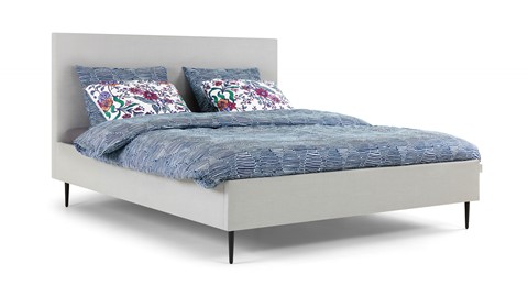 Bed Emerald, light grey