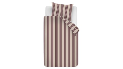 Dekbedovertrek Pure Stripe, naturel
