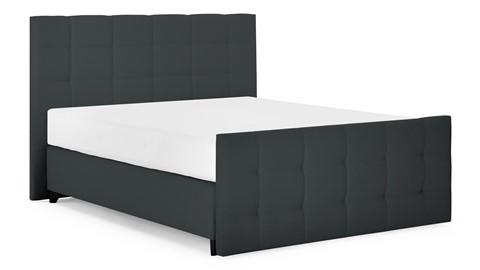 Boxspring Unik Varje vlak met Vildar Royal matras, anthracite