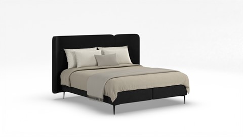 Boxspring Mesa met Kårlsson Excellence medium matras, grey